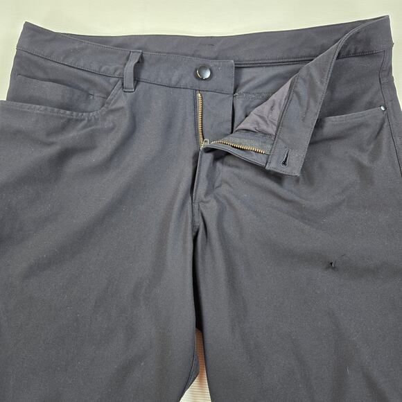 Lululemon ABC Classic Fit Pants in Black Men's Size 34 - Picture 4 of 9